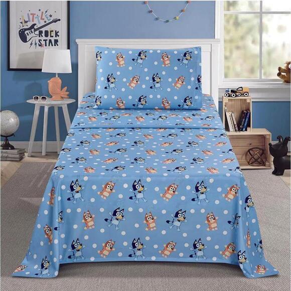 Bluey Bed Sheet Twin Size 3 Piece Set - Picture 3 of 3